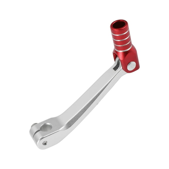 Folding Motorcycle Gear Shifter Lever for Honda CRF150F 2003-2017 Pedal Shift Lever Arm Silver Tone Red