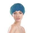thumbnail image 3 of Disketp Paradise Island In The Form Of Heart Shower Caps,Reusable Shower Cap For Women, Double Layer Waterproof Hair Cap, Large Size For All Hair Lengths,For Girls Spa Home Salon Use, 3 of 9
