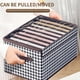 thumbnail image 5 of Bolsa de almacenamiento visual para ropa, caja de almacenamiento portátil para armario, caja de almacenamiento para edredón de invierno, 5 of 9