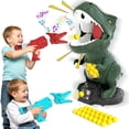 thumbnail image 6 of BESTSKY 2026 New Dinosaur Ball Launcher Toy,Rotating Spray Shooting Game Set,24 Soft Bullets Twin Injectors,Green Outdoor Activity Dinosaur Shooting Game Stem Learning Gift, 6 of 7