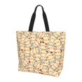 thumbnail image 2 of Fuzoiu Cute Cats 4 Print Tote Bags for Women,Shoulder Bag, Gym Tote,Top Handle Ladies Shoulder Bags for Work Beach Travel and Shopping Grocery, 2 of 9