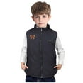thumbnail image 3 of ZCFZJW Heated Jacket Heated Vest for Kids Boy Girls, Sleeveless Lightweight USB Rechargeable Thick Warm Windproof Full Zip Up Down Jacket, Battery Not Included(Black#11,10-11 Years), 3 of 10
