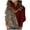 Red, variant on VERUGU Women Sweaters Fall Cable Knit V-Neck Tops Casual Long Sleeve Loose Solid Soft Pullover Blouses Red S