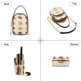 thumbnail image 3 of FORMRS Crossbody Bag for Women Quilted Travel Shoulder Cell Phone Purse with Chain Strap Handbag, Red Cakes, 3 of 7