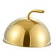 thumbnail image 3 of Cubierta de acero inoxidable para alimentos, accesorios reutilizables, plato para servir, cúpula para platos Diámetro interior dorado: 25 cm, 3 of 9