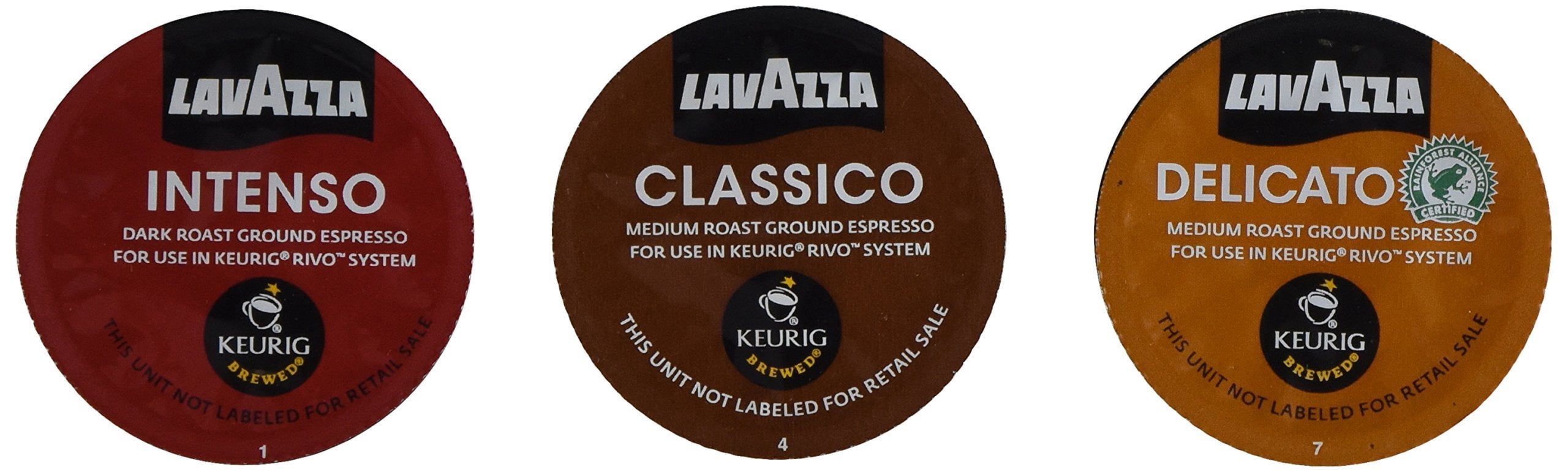 Lavazza Sampler Pack for Keurig Rivo 