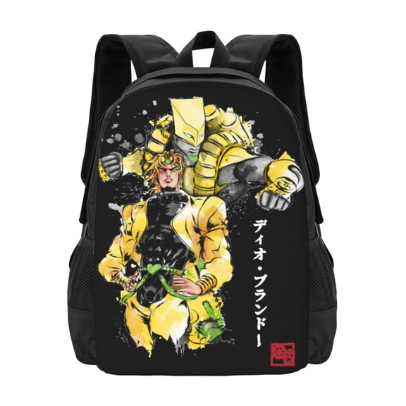 Jojos Bizarre Adventure Backpack Fashion Travel Backpack Laptop Backpack 16ch Simple And Large Capacity