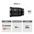 thumbnail image 2 of Sony Lente G Master™ Angular Zoom 16-35mm F2.8 Montura E Full Frame - FE SEL1635GM, 2 of 8
