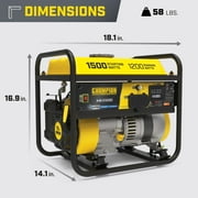 Champion Power Equipment 1200-Watt Portable Generator with CO Shield®
