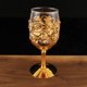 thumbnail image 5 of Copas De Agua De Vidrio, Vasos De Copa Vintage Con Patrón En Relieve De Flores, Juego De 6 Piezas De Vidrio Multifuncional Para Hoteles, 5 of 7