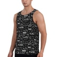 thumbnail image 2 of Gaeub Travel The World Men's Athletic Tank Top, Workout Sleeveless Shirts, Running Tank Tops for Gym, Running, Training - 4X-Large, 2 of 9