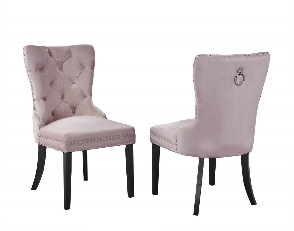 Ariel Dining Chair, Set of 2, Salmon