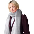 thumbnail image 2 of Beechfield Checkered Fluffy Scarf, 2 of 2