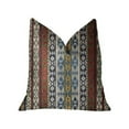 thumbnail image 1 of PBRA2308-2036-DP Plutus Coussin de Luxe Multicolore Arrowhead Canal, 20 x 36 Po. King, 1 of 3