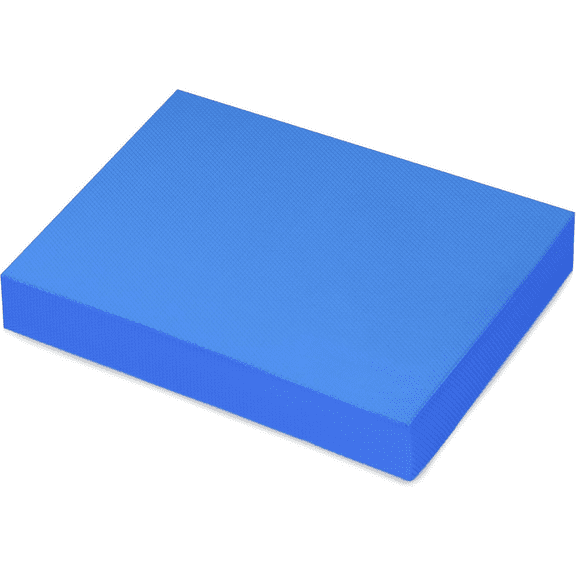 Exercise Balance Pad – Non-Slip Cushioned Foam Mat & Knee Pad for Fitness and Stability Training, Yoga, Physical Therapy- Blue - L - (15.5" x 12.75")