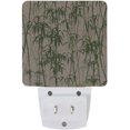 thumbnail image 2 of FYBTO Set of 2 Vibrant Watercolour Four Leaf Clover Irish Shamrock On Teal Patchwork Texture St Patricks Day Auto Sensor LED Dusk to Dawn Night Light Plug in Indoor for Adults, 2 of 5