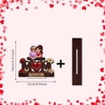 thumbnail image 3 of Figura de madera infantil con clavel en forma de corazón, decoración para el Día de la Madre, recuerdo para el hogar, regalo para mamá., 3 of 7