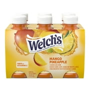 Welch's Mango Pineapple Juice Drink, 10 fl oz On-the-Go Bottle (Pack of 6)