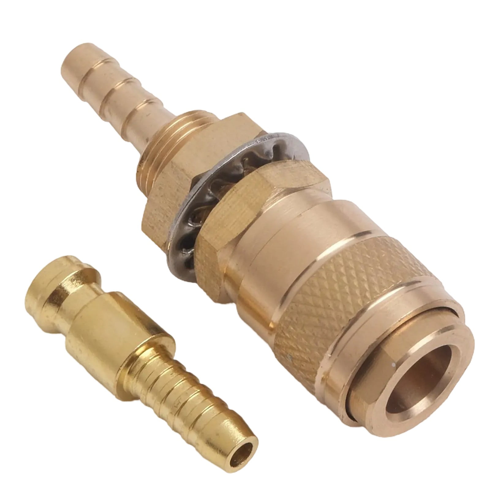 yaaqii Gas & Water Quick Connector for Tube Inner Diameter 6mm with Hose Quick Connect