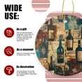 thumbnail image 3 of Collage of Vintage Wine Bottle Labels And Old Newspaper Clippings - Christmas Ornament Xmas Keepsake Ceramic Ornaments Holiday Decorations for Tree Christmas Gift Ideas 2.95in, 3 of 6