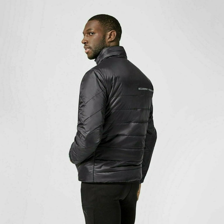 Puma black cheap puffer jacket