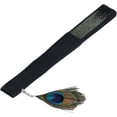 thumbnail image 3 of Elegante abanico chino japonés, accesorio de vestuario, abanico plegable de seda hecho a mano de bambú para mujer, ideal para danza y presentaciones en el escenario (plegable, duradero, estilo, 3 of 6