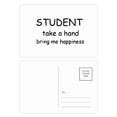 thumbnail image 1 of El estudiante toma una mano de felicidad profesora cito Set cumpleaños gracias tarjeta postal correo lado 20pcs, 1 of 3