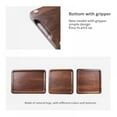 thumbnail image 5 of Black Walnut Tableware Wooden Tableware Round Cake Tray Dessert Serving Tray Kitchen Utensils-5 Square Stitching, 5 of 9