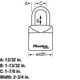 thumbnail image 5 of Lock Box Master Lock con combinación de vinilo de 3 dígitos, 5 of 6