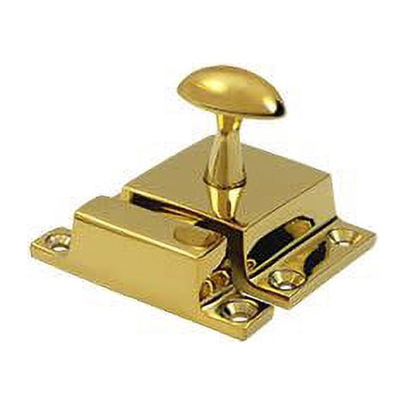 Deltana CL1532CR003 Cabinet Lock, 1-1/2" x 1-3/4" in PVD Polished Brass