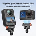 thumbnail image 2 of Quick-Release Adapter for Camera, Magnetic + Clip Double Lock, 34.8*21*43mm, 29g, Plastic Material, Tilt Adjustment and Physical Image Stabilization, 2 of 8