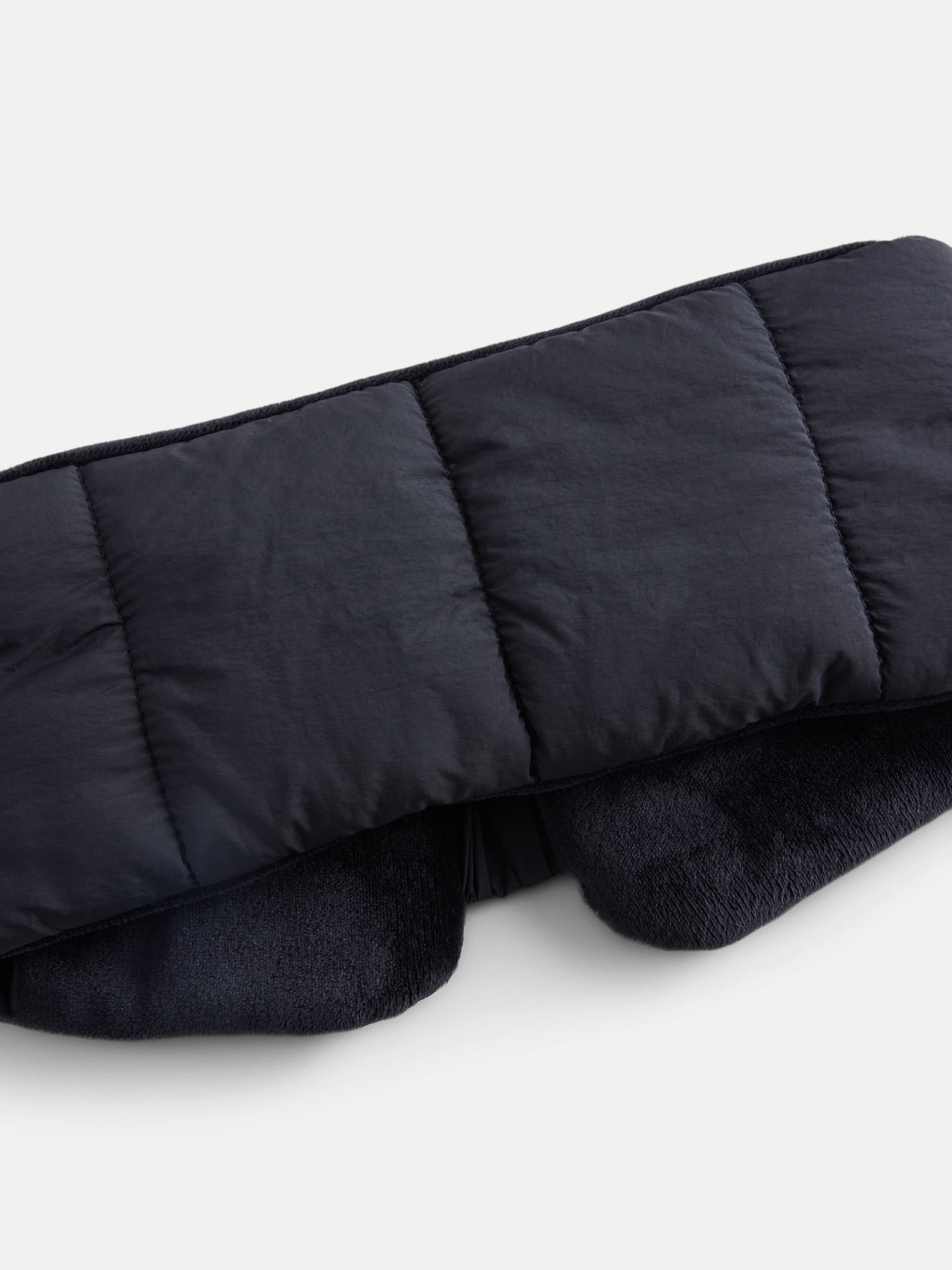 No Boundaries Women's Quilted Headband, Black Soot