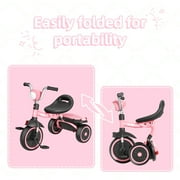 XJD 5-in-1 Toddler Bike for 1-4 Years Old Boys Girls Tricycles for Toddlers Kids Trikes for Balance Training Baby Bike Infant Trike