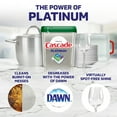 thumbnail image 3 of Cascade Platinum + Oxi Dishwasher Detergent Pods, Fresh Scent, 34.5 Ounce, 62 Count (2 Pack), 3 of 6