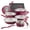 Red, variant on Rachael Ray Create Delicious Aluminum Nonstick Cookware Set, 13-Piece, Red Shimmer