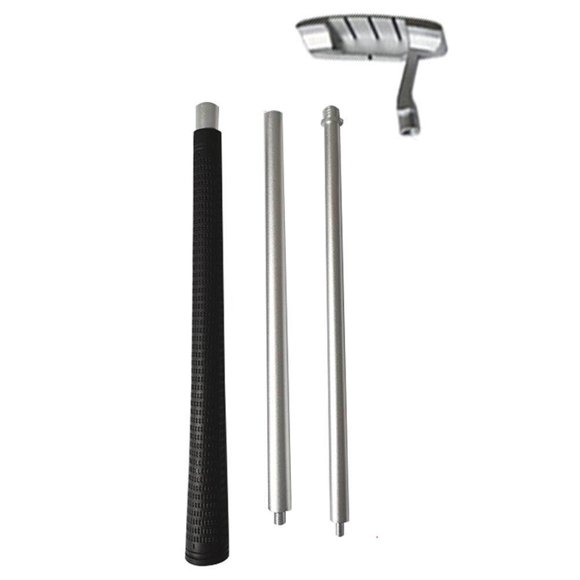 Putter Collapsible 3 Section Two Way Putter with Balls Left and Right Handed Easily Use for Kids Adults Clubs Accessories,