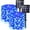 Blue, variant on 2 Pack 33FT 100LEDs Solar Powered String Lights Copper Wire Fairy Light Waterproof for Home, Garden, Party, Path, Lawn, Wedding, Christmas, DIY Decoration,Warm White