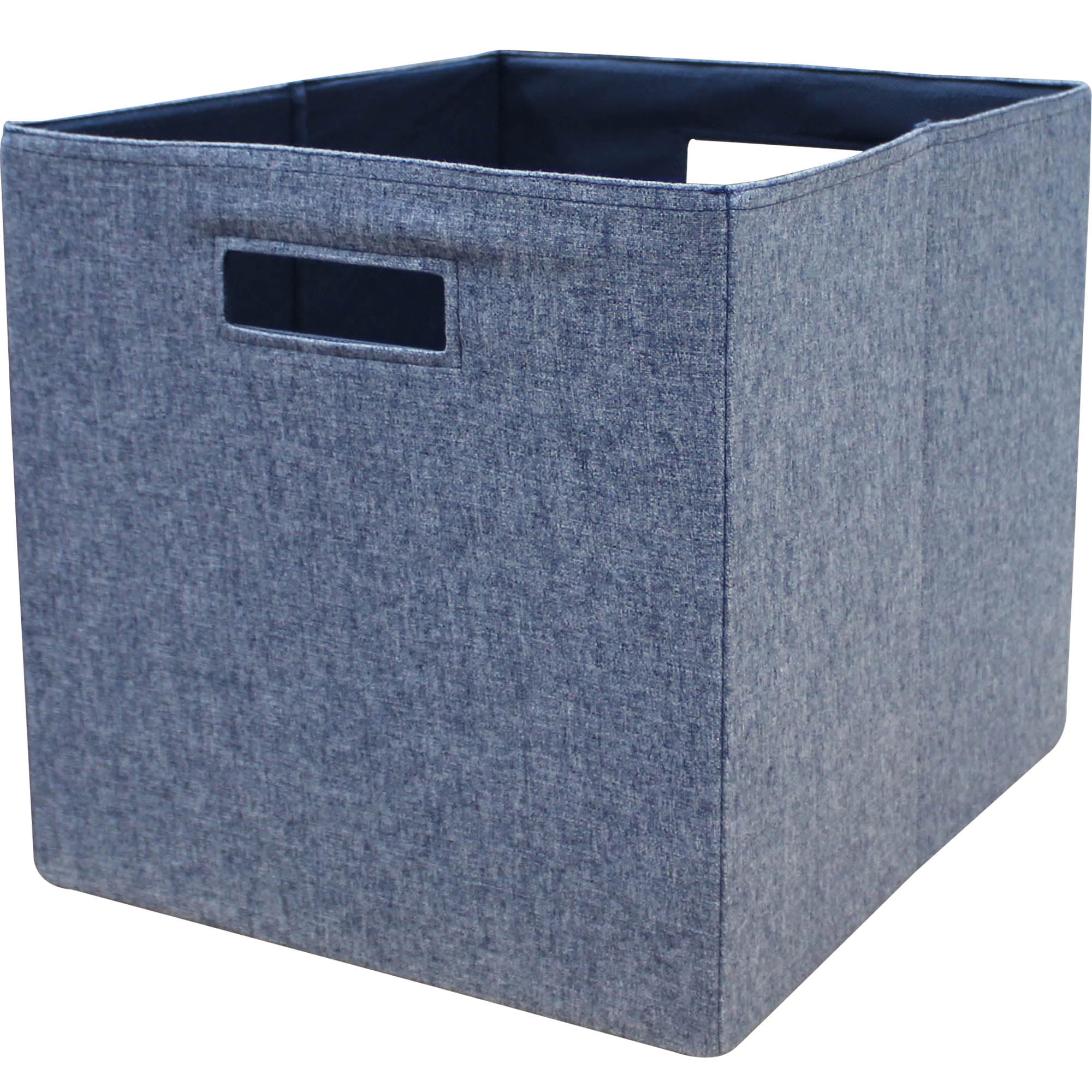 NEW LARGE Fabric Storage Bin CUBE HOME SPACE HARD SIDES 10.5" X 10.5" X 11" C24 