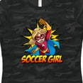thumbnail image 4 of Inktastic Soccer Girl Superhero Women's T-Shirt, 4 of 5