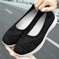 thumbnail image 7 of Sngxgn Flat Shoes Women Comfortable Slip on Women's Flats(Black,38), 7 of 7
