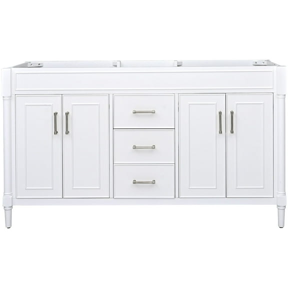 Avanity Bristol-V60 Bristol 60" Double Free Standing Vanity Cabinet Only - White