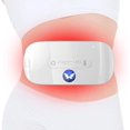 thumbnail image 1 of Almohadilla térmica menstrual, cinturón calefactor eléctrico inalámbrico, almohadilla térmica rápida con 3 niveles de calor y 3 modos de masaje por vibración, alivio del dolor menstrual/período, de e, 1 of 5