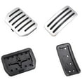 thumbnail image 3 of OUSITAID 2 Pcs/set Car Aluminum Alloy Pedals Throttle Brake Foot Pad Covers Automobile Replacing Parts Replacement for Model 3, 3 of 10