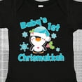 thumbnail image 4 of Inktastic Baby's 1st Chrismukkah with Cute Baby Penguin and Snowflakes Boys or Girls Baby Bodysuit, 4 of 5