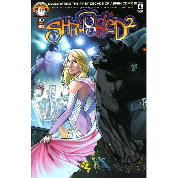 Shrugged (Vol. 2) #4B VF ; Aspen Comic Book