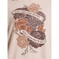 thumbnail image 4 of Every Shade Women's Juniors Pullover Hoodie with Long Sleeves, Sizes XS-3XL, 4 of 5