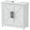 White, variant on Topcobe Farmhouse Pedestal Sink Storage Cabinet, Bathroom Sink Cabinet with 2 Barn Doors and Adjustable Shelf, Indoor Modern Furniture for Bathroom, White