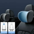 Ergonomic Car Seat Headrest & Lumbar Support for Neck Back Pain Relief