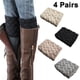 thumbnail image 1 of 4 pares de calcetines para botas para mujer, calcetines cálidos de invierno para botas de punto de ganchillo, calcetines, calentadores de piernas cortas, regalos Zhivalor 222180-2, 1 of 8