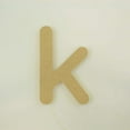 thumbnail image 3 of Package of 1, 8 Inch X 1/2" Thickness MDF Letter k in The Gotham Rounded Font, Thick, Lower Case for Art & Craft Project, Made in USA, 3 of 4